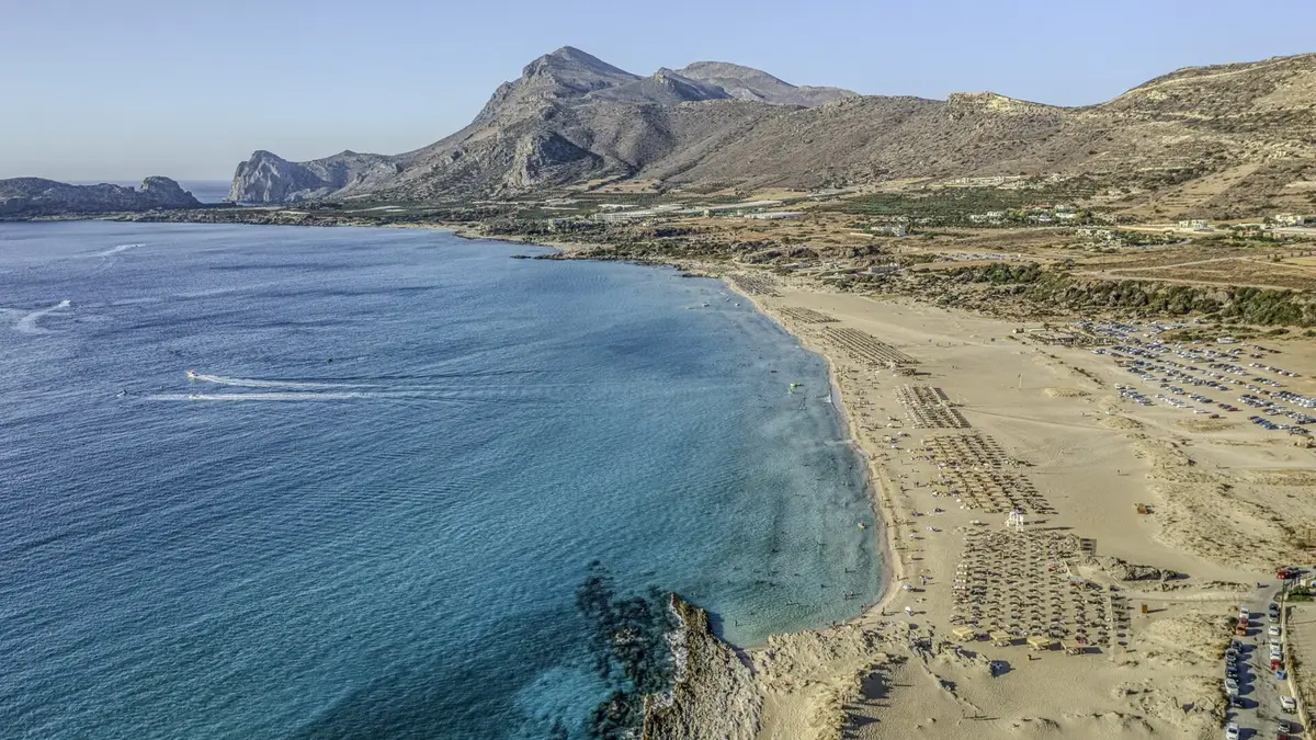 Falasarna-stranden på västra Kreta