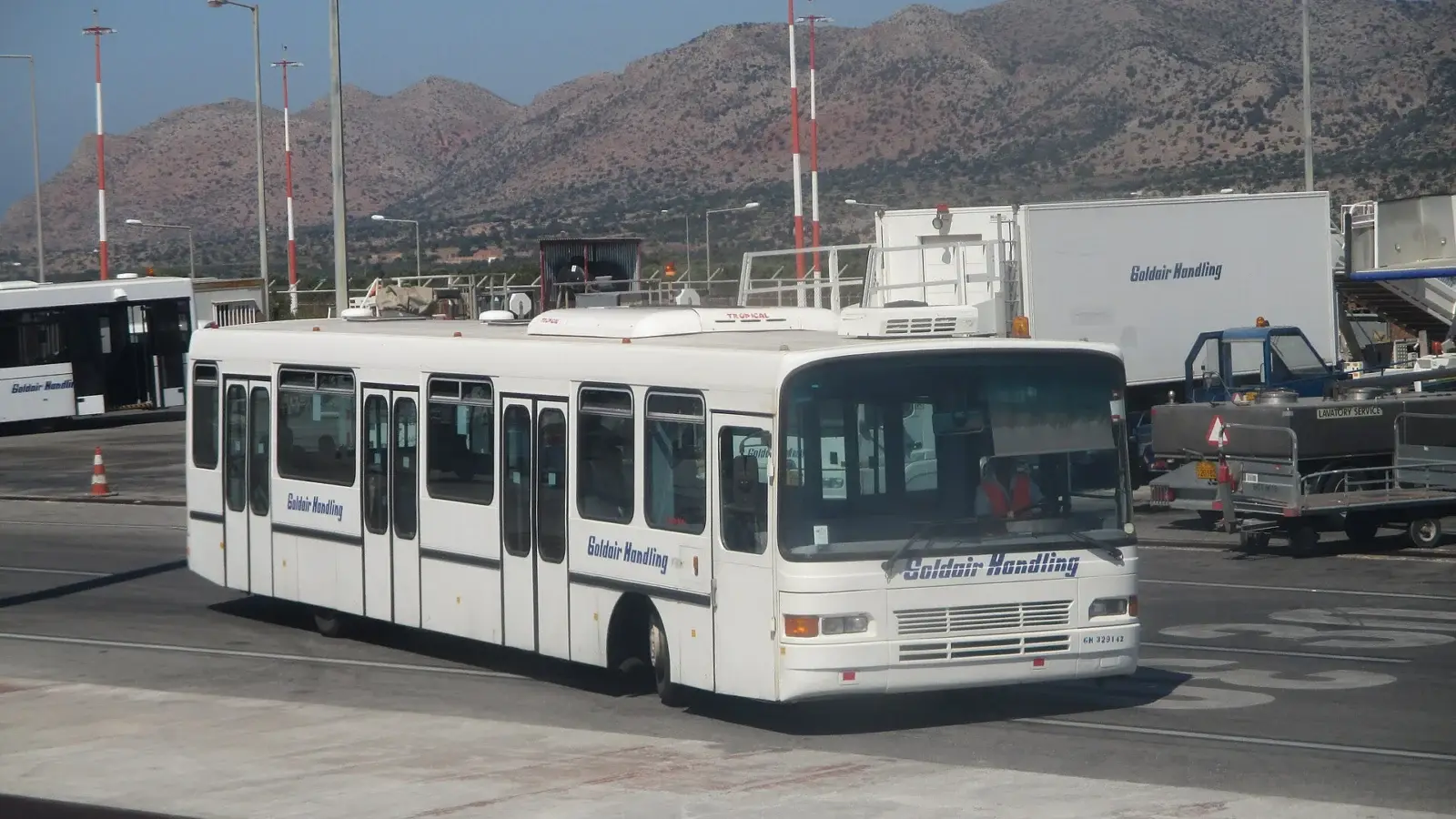 Flygplatsmiljö i Chania